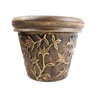 New Rose Style Bronze Garden Flower Pot Planter Pack of 3