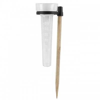 rain gauge with Wooden Stick